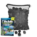 Aquatic Experts 1" Small Bio Balls for Aquariums &amp; Small Ponds – Biological Filter Media for Canister Filters, Sumps &amp; Wet/Dry Systems, Made in USA (250 Count + 10" x 12" Mesh Bag)