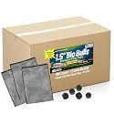 Aquatic Experts 1.5" Large Bio Balls for Ponds – Biological Filter Media for Waterfalls & Outdoor Pond Filters, Treats Up to 3,000 Gallons (900 Count + Three 14" x 20" Mesh Bags)