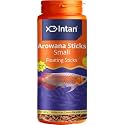 Aquatic Intan Arowana Sticks Fish Food | Small Floating Stick for Arowana Fish | Large Pack 1 kg, Pellet Size 2 mm Dia and 6 mm Length, Pack of 2