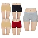 AQUAZZURA Pure Cotton Seamless Plain Solid Boyshort