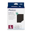 Aqueon Genuine EcoRenew Filter Cartridges, for Freshwater and Saltwater Aquariums, Large, 6-Pack