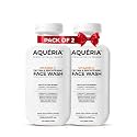 Aqueria Pack of 2 Face Wash For De-Tan &amp; Brightening Vitamin C | With Lactic Acid &amp; Niacinamide | Deep Cleansing Face Cleanser for Tan Removal, Pigmentation, Dark Spots, Dull &amp; Uneven Skin Tone | Brightens Skin &a