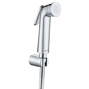 aquieen abs health faucet set with 1 meter ss 304 shower tube amp wall hook bell