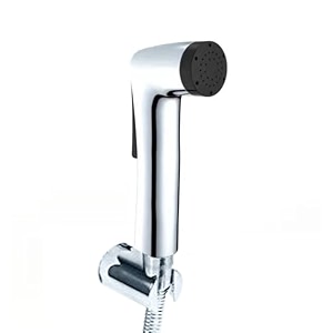 aquieen abs health faucet set with 1 meter ss 304 shower tube amp wall hook blanco round