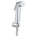Aquieen ABS Health Faucet Set with 1 Meter SS 304 Shower Tube &amp; Wall Hook (Bell)