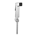 Aquieen ABS Health Faucet Set with 1 Meter SS 304 Shower Tube &amp; Wall Hook (Blanco Square)