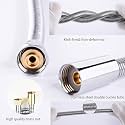 Aquieen ABS Health Faucet Set with 1 Meter SS 304 Shower Tube & Wall Hook (Fluid)