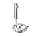 Aquieen ABS Health Faucet Set with 1 Meter SS 304 Shower Tube &amp; Wall Hook (Zura Dual Flow)