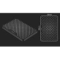 Aquieen ABS Shower Ruby 12x10" Overhead Shower (Matte Black)