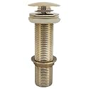 Aquieen Pop-Up Waste Coupling Gold – Premium Brass Drain Stopper for Basins (7")
