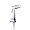 Aquieen ABS Health Faucet Set with 1 Meter SS 304 Shower Tube &amp; Wall Hook (Bullet)