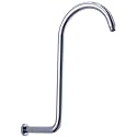 Aquieen High Rise Goose Neck Shower Arm (12" X 14")