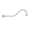 Aquieen High Rise Goose Neck Shower Arm (S Type Arm 18")