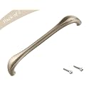Aquieen Malleable Wardrobe Cabinet Pull Handle 160MM Satin Finish-AQ 705 (Silver, 2 Piece)