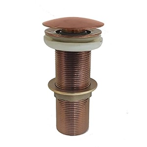 aquieen pop-up waste coupling  premium brass drain stopper for basins rose gold 534