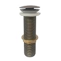 Aquieen Pop-Up Waste Coupling – Premium Brass Drain Stopper for Basins (ANTIQUE BRASS, 7")
