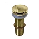 Aquieen Pop-Up Waste Coupling – Premium Brass Drain Stopper for Basins (Brushed Gold, 5")