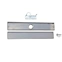 Aquieen SS 304 Tile/Marble Insert Shower Channel Water Drainer for Bathroom with Anti-Foul Cockroach Trap (Center Hole, 36")