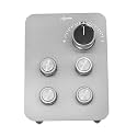 Aquieen Thermostatic Diverter with Push Button &amp; Flow Control (Chrome, 4 Way)
