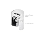 Aquieen Zura Diverter Set with Shower System &amp; Hand Shower with Body jet (8" SHOWER)