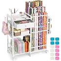 Aquzee Wrapping Paper Storage, Rolling Gift Wrap Station
