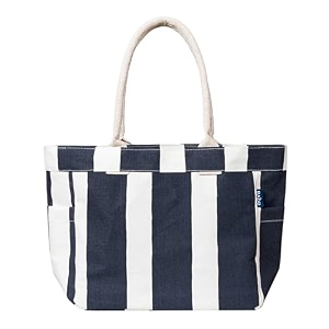aqva printed cotton canvas tote bag for women amp men - reusable shoulder bag with full top zipper inner pocket
