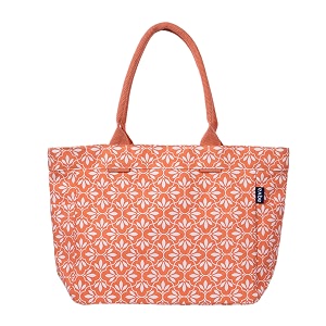 aqva printed cotton canvas tote bag for women amp men - reusable shoulder bag with full top zipper inner pocket