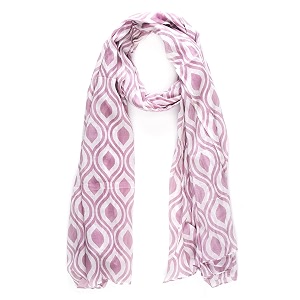 aqva printed cotton scarf for women lightweight soft scarves stoles for summer amp winter size 43 x 75 inches