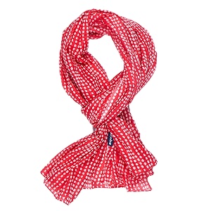 aqva printed cotton scarf for women lightweight soft scarves stoles for summer amp winter size 43 x 75 inches