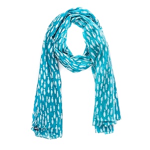 aqva printed cotton scarf for women lightweight soft scarves stoles for summer amp winter size 43 x 75 inches