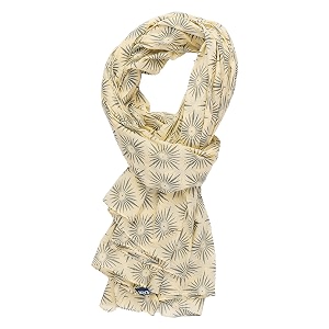 aqva printed cotton scarf for women lightweight soft scarves stoles for summer amp winter size 43 x 75 inches