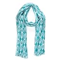 AQVA Printed Cotton Scarf for Women, Lightweight Soft Scarves Stoles for Summer &amp; Winter (Size: 43 X 75 Inches)