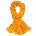 AQVA Printed Cotton Scarf for Women, Lightweight Soft Scarves Stoles for Summer &amp; Winter (Size: 43 X 75 Inches)