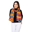 AQVA Printed Cotton Scarf for Women, Lightweight Soft Scarves Stoles for Summer &amp; Winter (Size: 43 X 75 Inches)
