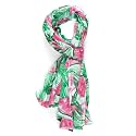 AQVA Printed Cotton Scarf for Women, Lightweight Soft Scarves Stoles for Summer &amp; Winter (Size: 43 X 75 Inches)