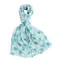 AQVA Printed Cotton Scarf for Women, Lightweight Soft Scarves Stoles for Summer &amp; Winter (Size: 43 X 75 Inches)