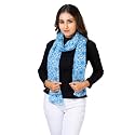 AQVA Printed Cotton Scarf for Women, Lightweight Soft Scarves Stoles for Summer &amp; Winter (Size: 43 X 75 Inches)