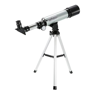 90x zoom astronomical land and sky refractor telescope optical glass metal tube with tripod