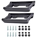 AR-PRO Car License Plate Bumper Guard, 2.3" Thick Universal Mount (2 Pack)