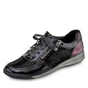 ARA Women's Low-top Trainers , Schwarz Schwarz Piombo , 9.5 US
