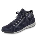 ARA Women's ROM Hi-Top Trainers, Black Blue Midnight 21, 3.5 UK