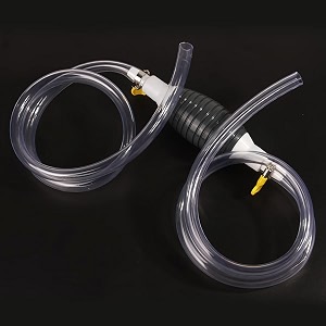 fuel transfer pump high flow siphon hand pump portable manual car fuel transfer pump for gas gasoline petrol diesel oil liquid water fish tank with 2m syphon hose