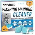 Washing Machine Cleaner Descaler 12 Pack - Deep Cleaning Tablets For HE Front Loader & Top Load Washer, Clean Inside Drum And Laundry Tub Seal (Washing Machine Cleaner Tablets - 12 Pack)