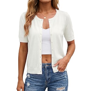 ArachCloz Womens Wool Blend Cropped Business Casual