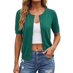 ArachCloz Womens Wool Blend Cropped Business Casual