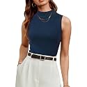 ArachampCloz Women39s Wool Blend Mock Neck Fall