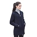 Aran Crafts Irish Women's Cable Knit Hooded Wool Coat (HD4025)