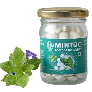 arani eco mintoo toothpaste tabletspeg-free sls-free zero plastic packaging for sensitive teethenamel protectingnatural whitening - 125 count