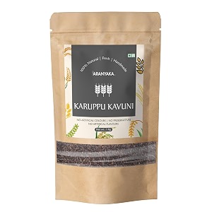 aranyaka karuppu kavuni boiled black riceforbidden rice 1000g medium grain unpolished boiled  low glycemic index  1kggrown using sustainable and healthy farming practices