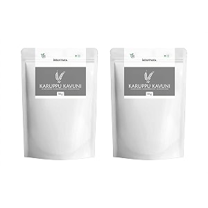 aranyaka karuppu kavuni boiled black rice forbidden rice  10 kg medium grainunpolishedboiled  low gi- diabetic friendlygrown using sustainable and healthy farming practices 5 kg x 2 10 kg in total